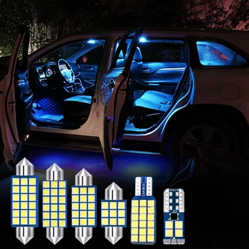 За Mitsubishi ASX 2013 2014 2015 2016 2017 2018 4 бр. 12 В Автомобилни Led Крушки Комплект Интериорни Куполни Лампи За Четене Аксесоари за Осветление на Багажника