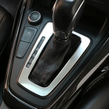 Аксесоари за интериора на автомобила за Ford Focus 3 2015-2018 Конзола Дръжка на скоростния Скоростна Панел на Кутията Формоване Рамка Лайсни От Неръждаема Стомана
