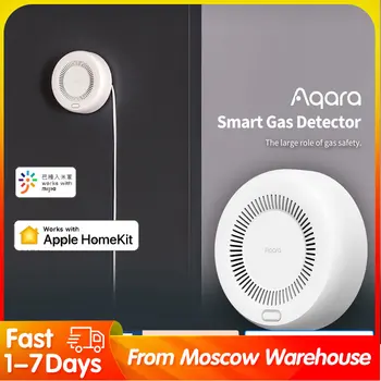 Интелигентен детектор на запалими газове Aqara Сензор за изтичане на газ Zigbee Connect Поддръжка за управление на смартфони Apple Xiaomi