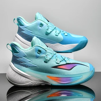 QQ-KX9 Висококачествени Мъжки Баскетболни маратонки За момчета, Тренировочная Спортни обувки, Дамски Носен баскетболни обувки ForMotion, Размер 36-45