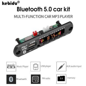 kebidu Bluetooth 5,0 Декодер Платка Модул MP3 WMA WAV AUX вход 3.5 ММ Авто Аудио MP3 Player USB TF FM Декодер Платка С Дистанционно Управление