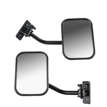 НОВОСТ-Сгъваеми огледала за обратно виждане за Jeep Wrangler Tj, Jk, Lj, быстросъемные странични огледала, черни, 2 опаковки