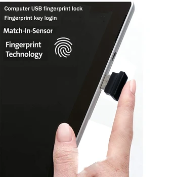 1 бр. USB-четец на пръстови отпечатъци, USB-четец на пръстови отпечатъци за Windows 10 11 Hello-USB модул за отключване на входа на пръстови отпечатъци 1 бр. USB-четец на пръстови отпечатъци, USB-четец на пръстови отпечатъци за Windows 10 11 Hello-USB модул за отключване на входа на пръстови отпечатъци 3