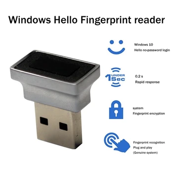 1 бр. USB-четец на пръстови отпечатъци, USB-четец на пръстови отпечатъци за Windows 10 11 Hello-USB модул за отключване на входа на пръстови отпечатъци 1 бр. USB-четец на пръстови отпечатъци, USB-четец на пръстови отпечатъци за Windows 10 11 Hello-USB модул за отключване на входа на пръстови отпечатъци 4