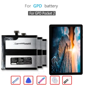 Нов Джобен 2 3400 mah Смяна на Батерията За GPD Pocket2 Преносим Лаптоп за Игри геймпад 7,6 В 624284-2s Таблет + Инструменти