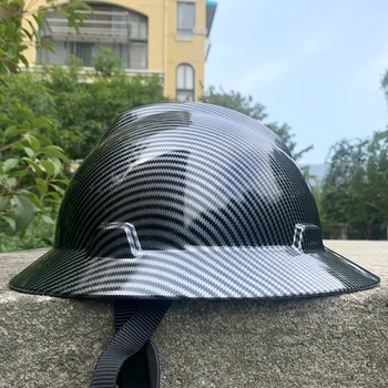 20 бр. предпазна каска, изработени от въглеродни влакна, за мъже защитна шапка с широка периферия, противоударная дизайн, черен/син защитна шапка 20 бр. предпазна каска, изработени от въглеродни влакна, за мъже защитна шапка с широка периферия, противоударная дизайн, черен/син защитна шапка 1