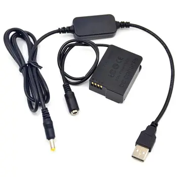 Захранващ кабел USB за постоянен работен ток BLC12E Фиктивен Батерия за Lumix DMC GH2 G81 G85 FZ1000 FZ2000 FZ300 FZ200 G6 G7 GX8 Помещение DCC8 Конектор dc