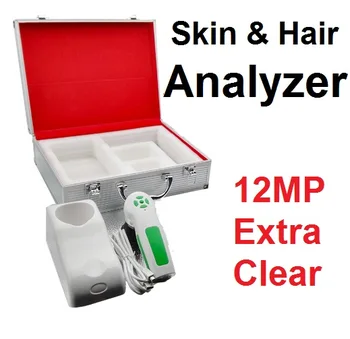 Анализатор на кожата и косата 2023 Нов Цифров USB-Камера с разделителна способност от 12 Мегапиксела с висока резолюция Skinscope и Hairscope Diagnosis 9822U DHL