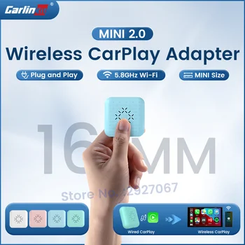 Carlinkit Carplay Безжичен Ключ Мини Автомобилна игрова конзола USB Адаптер Приложението синхронизация на завода media player е Свързан Към безжичен Wifi връзка
