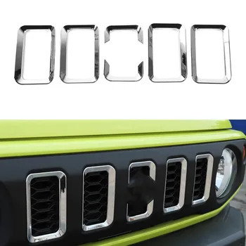 За Suzuki Jimny 2019 + Автомобилна предна решетка, декоративна декорация, стайлинг, аксесоари за леене под налягане