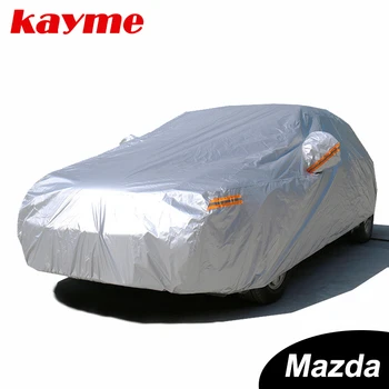 Kayme Водоустойчив пълни автомобилни седалките от слънце, прах, Дъжд, авто калъф, авто suv, защитен за mazda 3 2 6 5 7 CX-3 cx-5 cx-7 axela