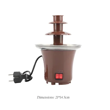 Мини-шоколадов фонтан, нагревающий шоколадов фонтан, водопад, гореща машина Мини-шоколадов фонтан, нагревающий шоколадов фонтан, водопад, гореща машина 3