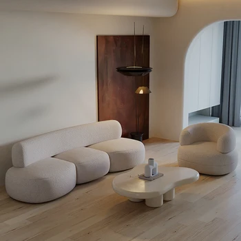 Луксозен дизайнерски диван, спалня, хол, елегантен диван за почивка, многофункционални минималистичные основи, мебели за двор Y Marcos De Cama, A