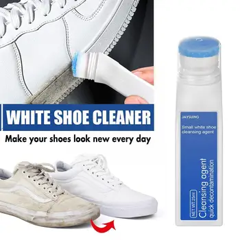 2023-Чисти Бели Обувки Отбеливающее Почистващо Средство За Обувки с Четка За Почистване на Обувки, Маратонки, Почистване на Обувки, С Помощта на Самозалепваща се Лента За Почистване T S1Z8