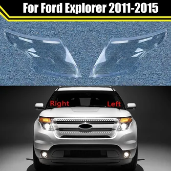 За Ford Explorer 2011-2015 фарове Пластмасовия капак лампа Прозрачен Капак фарове Обектив Стъклена обвивка фарове