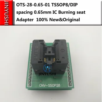 Opentop OTS-28-0.65-01 TSSOP8/разстоянието между гмуркане 0,65 мм за тестване на адаптер за изгаряне на чип на изпитателния стенд за гнезда за тестване на гнездата в наличност Opentop OTS-28-0.65-01 TSSOP8/разстоянието между гмуркане 0,65 мм за тестване на адаптер за изгаряне на чип на изпитателния стенд за гнезда за тестване на гнездата в наличност 1