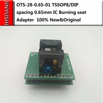 Opentop OTS-28-0.65-01 TSSOP8/разстоянието между гмуркане 0,65 мм за тестване на адаптер за изгаряне на чип на изпитателния стенд за гнезда за тестване на гнездата в наличност Opentop OTS-28-0.65-01 TSSOP8/разстоянието между гмуркане 0,65 мм за тестване на адаптер за изгаряне на чип на изпитателния стенд за гнезда за тестване на гнездата в наличност 2