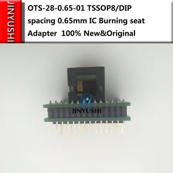 Opentop OTS-28-0.65-01 TSSOP8/разстоянието между гмуркане 0,65 мм за тестване на адаптер за изгаряне на чип на изпитателния стенд за гнезда за тестване на гнездата в наличност Opentop OTS-28-0.65-01 TSSOP8/разстоянието между гмуркане 0,65 мм за тестване на адаптер за изгаряне на чип на изпитателния стенд за гнезда за тестване на гнездата в наличност 3