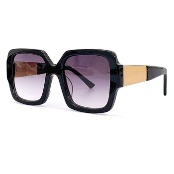 Дамски слънчеви очила луксозен марка, качествени квадратни градиентные лещи, защита UV400, слънчеви очила Lentes De Sol Mujer с кутия