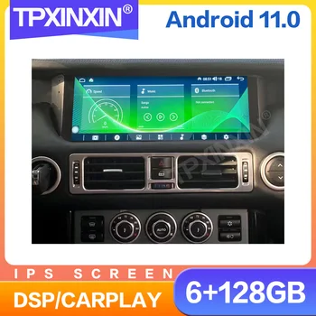 10,25-Инчов WIFI 4G CarPlay Android 12,0 Автомобилен Радиоприемник За Land Range Rover V8 L322 Sport 2002-2012 Мултимедиен плейър Gps Главното Устройство