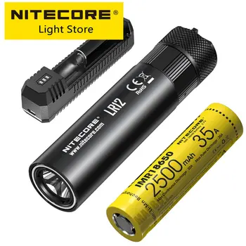 Търговия на едро с Акумулаторна батерия Nitecore LR12 + 2500 mah + зарядно устройство Прибиращ се дифузор позволява да се използва фенерче за четене в къмпинг