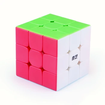 QIYI КУБ 3x3x3 Магистралата Cubo куб Magico Професионален Магически куб Qiyi Warrior ' s 3x3 Обучение Пъзел Забавни Кубични Играчки
