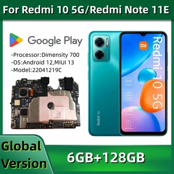 Дънна платка за Xiaomi Redmi 10 5G, Логическа платка с процесор Dimensity 700, 128 GB глобалната памет, дънна Платка за Redmi Note 11E Дънна платка за Xiaomi Redmi 10 5G, Логическа платка с процесор Dimensity 700, 128 GB глобалната памет, дънна Платка за Redmi Note 11E 2
