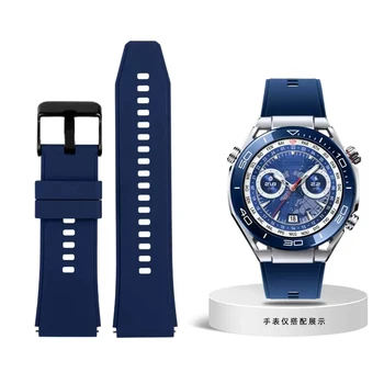 22-мм лента часа Huawei Watch the Ultimate, каишка силикон-гривна за Huawei Рецептори Watch 4 Pro/GT2 GT3 Pro, 46-мм лента