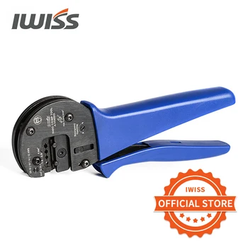 Ръчни обжимные инструменти IWISS IWS-0540HX за конектори 0,14 mm2-4,0 mm2 (AWG26-12) Harting Han D/E/C с локатором
