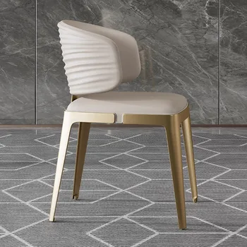 Луксозни трапезни столове в скандинавски стил, минималистичная домакински хол, творчески трапезни столове, модерни предмети от бита Silla Comedor WZ50DC