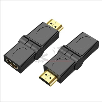 HD Stecker auf HDTV Buchse Kabel Adapter Konverter Rechten Winkel 180 Grad Drehen Продължавам für 3D 1080P HDTV PS3 XBOX DVD
