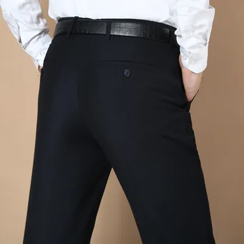 Мъжки модел, панталони Ежедневни костюмные панталони мъжки директен приятелка Бизнес офис панталони, официални панталони големи размери Класически облекло-панталони