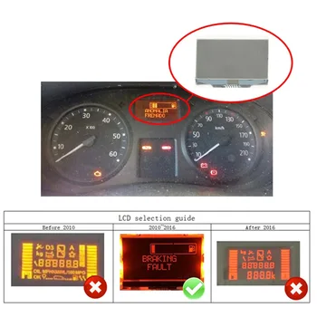1 бр. LCD дисплей за ремонт на пикселите на таблото е Подходящ За Renault Trafic 2x83 BOX 2010-2016 Цифров Панел За Автомобили