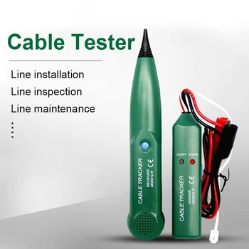 MS6812 тестер за мрежови кабел за локална мрежа, тестер за следене на телефонни кабели, тестер за определяне на честотата на прием на UTP STP Cat5 Cat6 Line Tracer Finder Tool