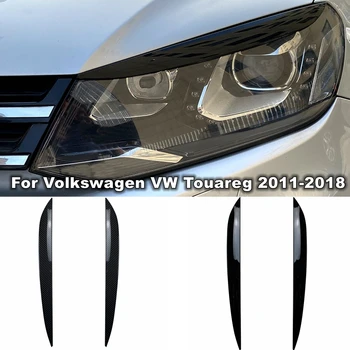 За Volkswagen VW Touareg 2011 2012 2013 2014 2015 2016 2017 2018 Фарове за кола на Веждите, Клепачите Хромирани тампон стайлинг автомобили