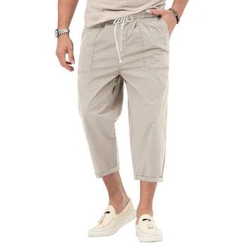 2023 Нови мъжки обикновена основни директни ежедневни панталони мъжки пролетно-летни мъжки ежедневни панталони мъжки дрехи