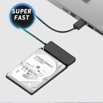 UTHAI T35 Адаптер за твърд диск за HD Външен USB 3.0/Type-C в SATA3 Конвертор и Кабел за 2,5 