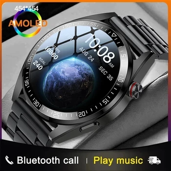 2022 Нови 454*454 AMOLED HD Екран на Смарт Часовници Bluetooth Предизвикателство Смарт Часовници Мъжки 8 GB Локална Музика Водоустойчиви Часовници За realme Xiaomi